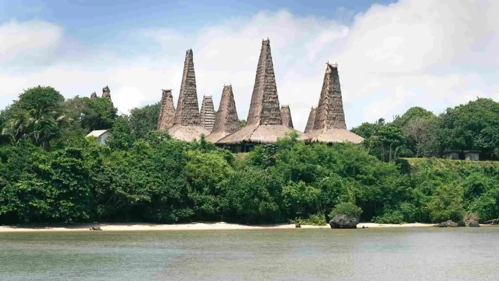 Traditional peaked houses of Ratenggaro Village